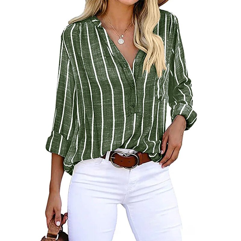 Camicie Oversize a Righe: Eleganza Primaverile