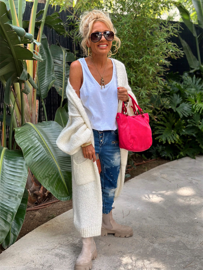 🎉 Cardigan LOVE & PEACE: Comfort, Stile e Positività! ✌️💛🌸