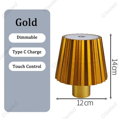 Lámpara de mesa LED con forma de botella