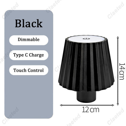 Lámpara de mesa LED con forma de botella