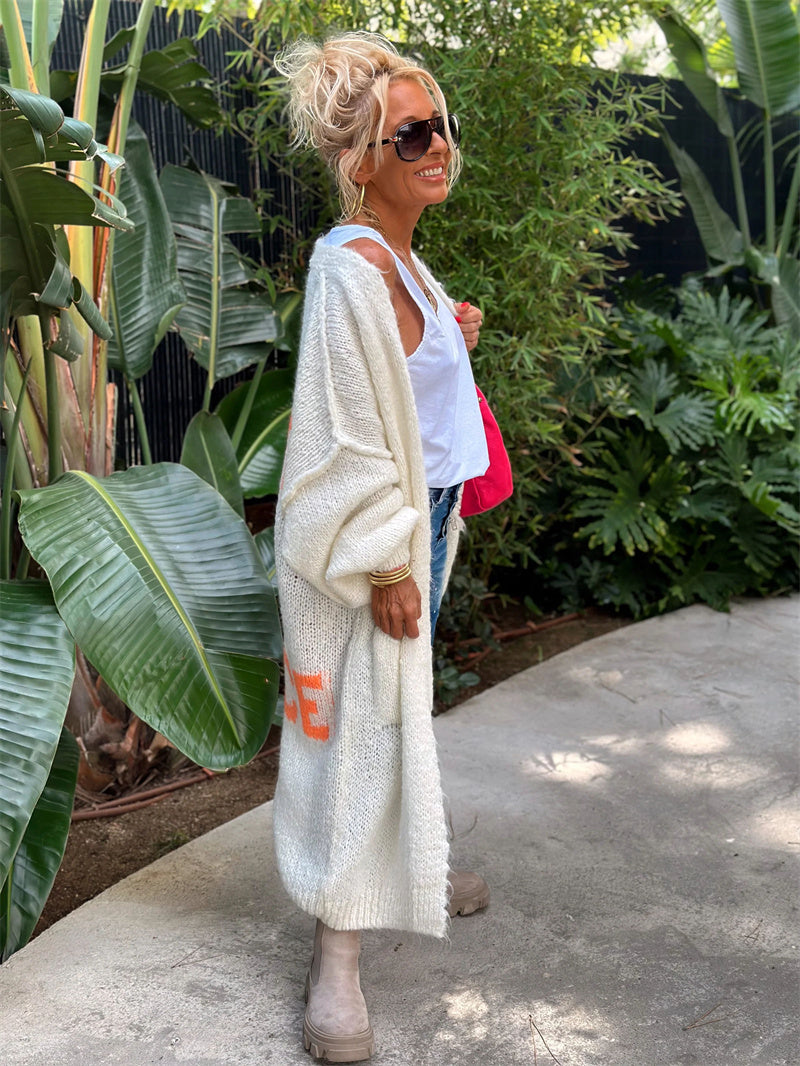 🎉 Cardigan LOVE & PEACE: Comfort, Stile e Positività! ✌️💛🌸