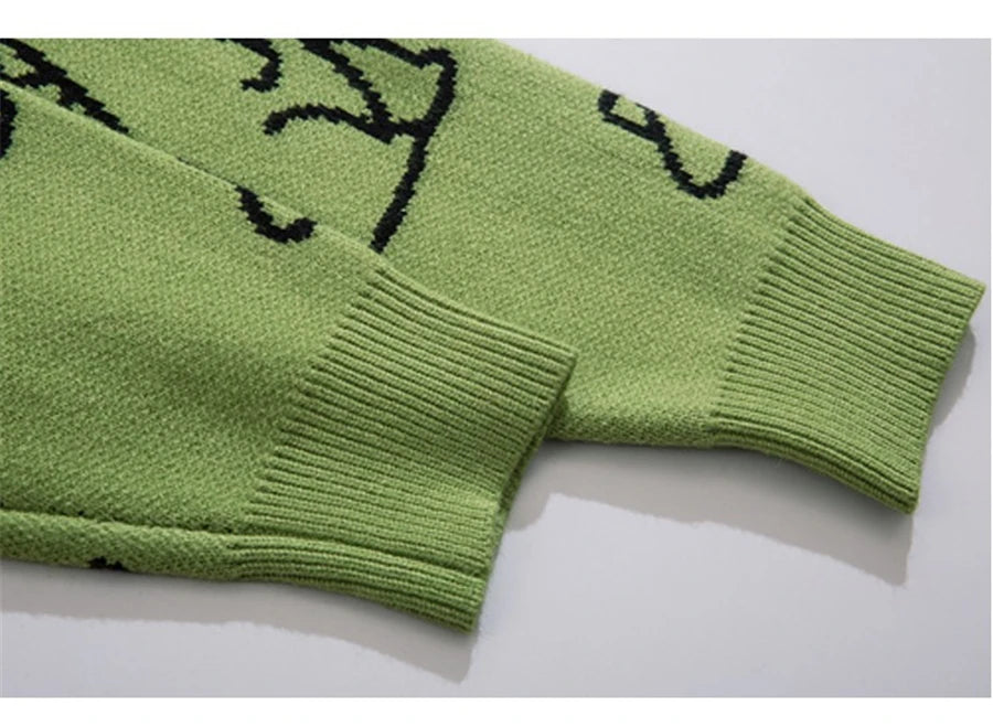 Suéter estilo dinosaurio