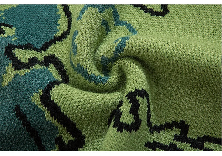 Suéter estilo dinosaurio