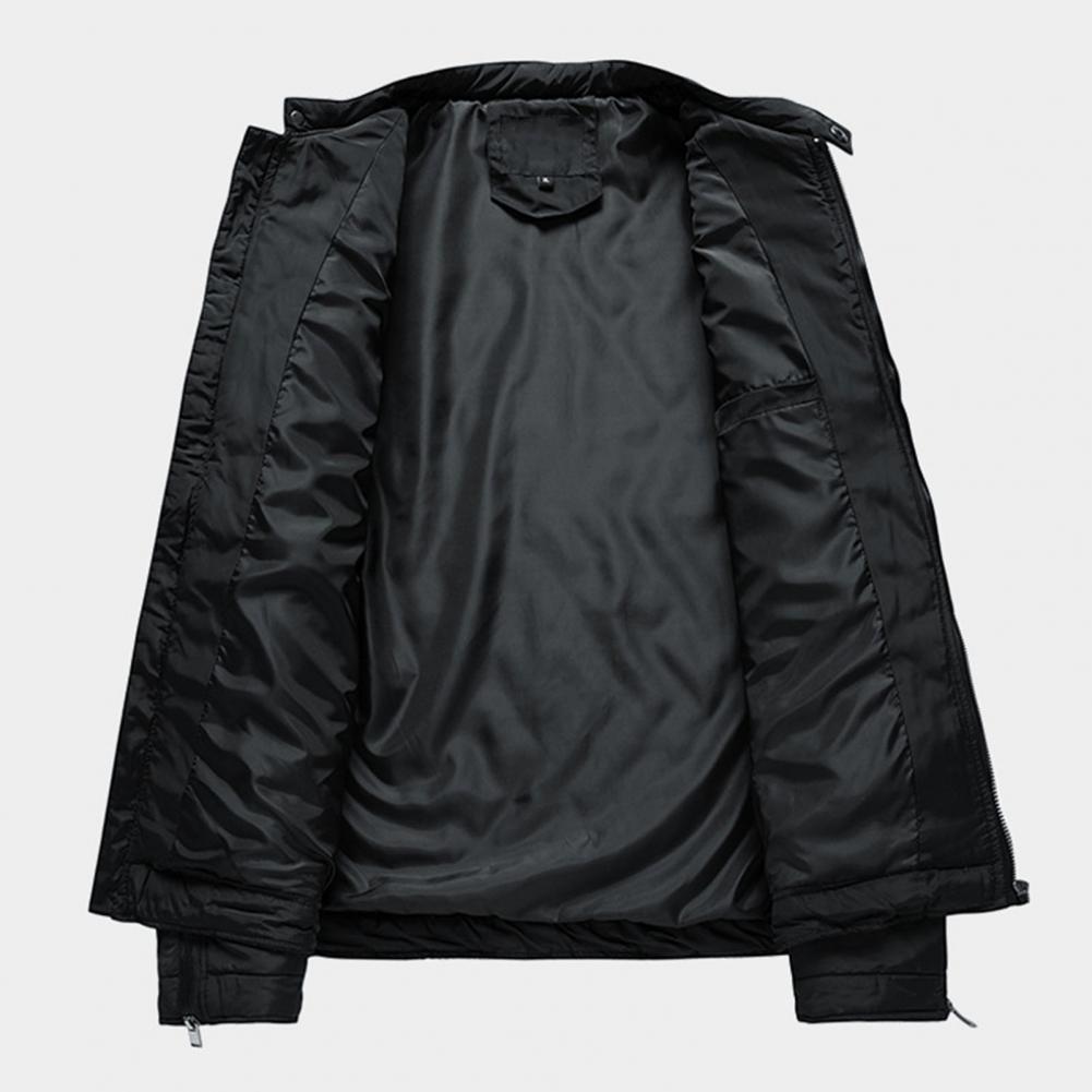 Chaqueta acolchada con cuello mao