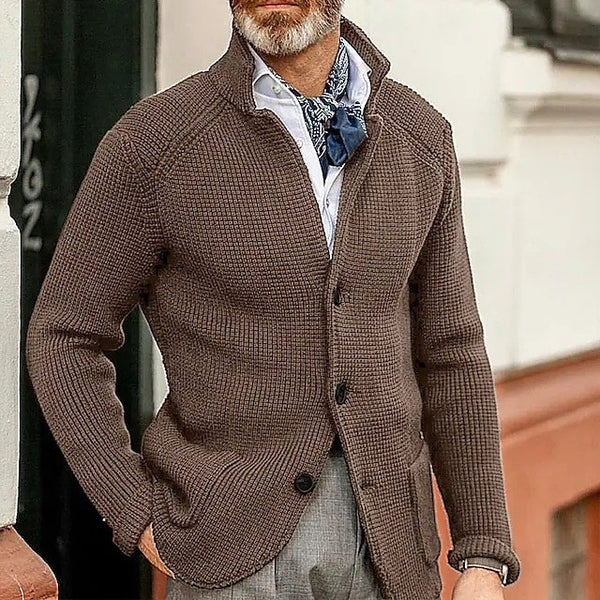 SERGIO™ | Cardigan di Classe con Bottoni per l’Uomo Elegante