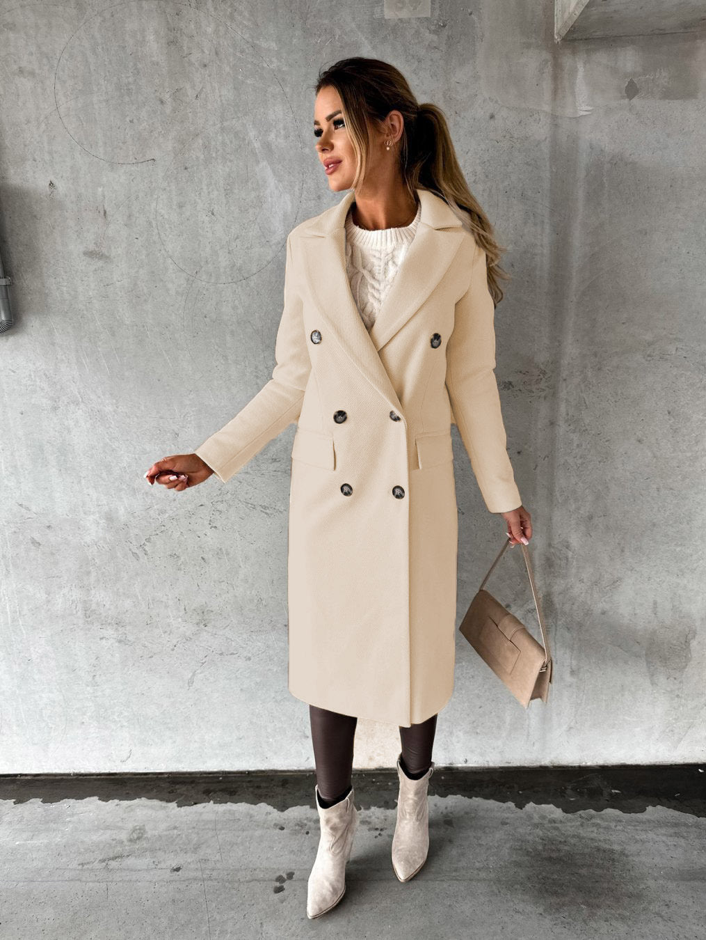 CAPPOTTO DONNA DOPPIO PETTO