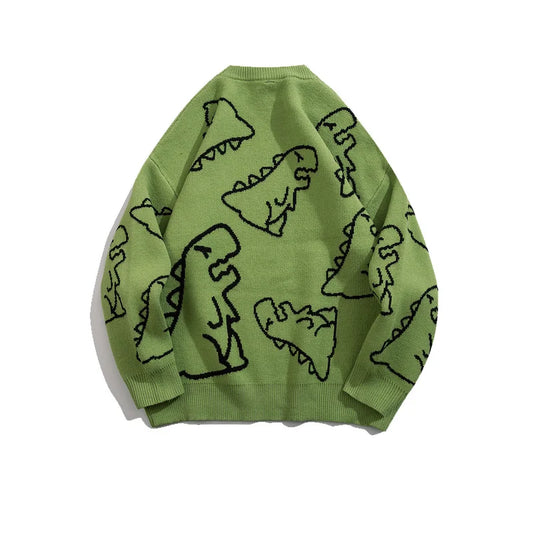 Suéter estilo dinosaurio