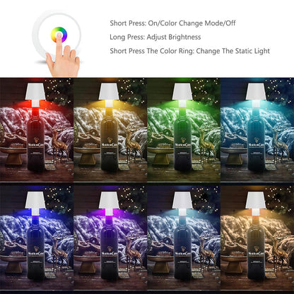 Lámpara de botella LED regulable TOUCH