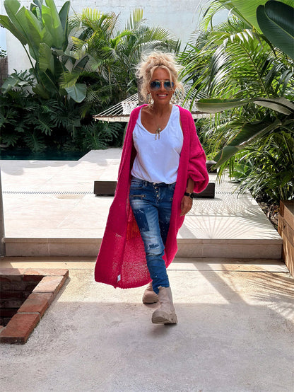 🎉 Cardigan LOVE & PEACE: Comfort, Stile e Positività! ✌️💛🌸