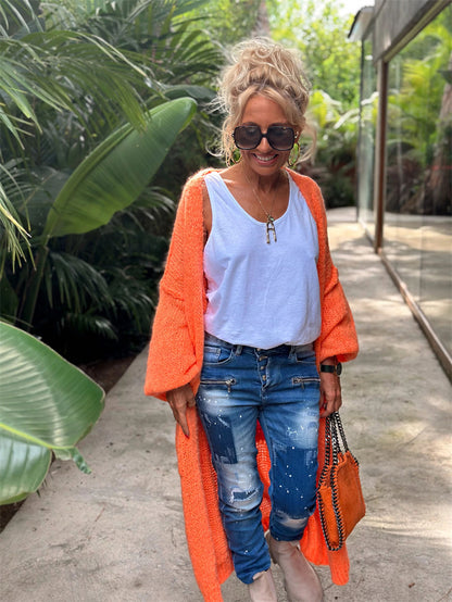 🎉 Cardigan LOVE & PEACE: Comfort, Stile e Positività! ✌️💛🌸